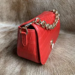 Luxurious Textured Alligator Leather Hand Bag XFRAB12053 image 7