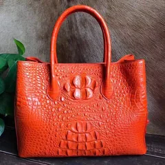 Top Handle Crocodile Handbag XFCAB12059 image 7
