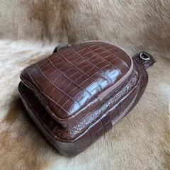Smart Alligator Leather Anti-theft Backpack XMBAB12081 image 9
