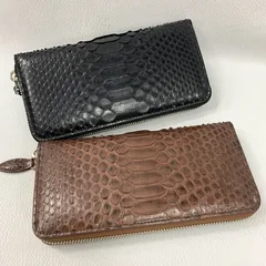 Python Leather Zip Clutch XMCPB12084 image 7