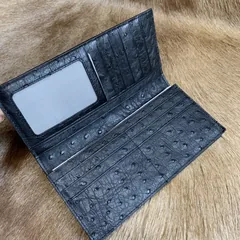 Luxury Patent Crocodile Male Long Wallet XMBAB12087 image 2