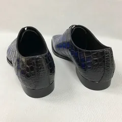 Glossy Alligator Pattern Oxfords Dress Shoes XMBAS12088 image 7