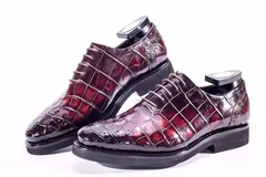 Mens Alligator Lace Up Shoes BMBAS12001 image 2