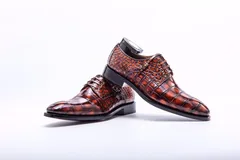 Scale-Patterned Business Shoes BMBAS12006 image 2