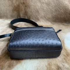 Real Ostrich Skin Men Casual Bag XMBOB12015 image 9