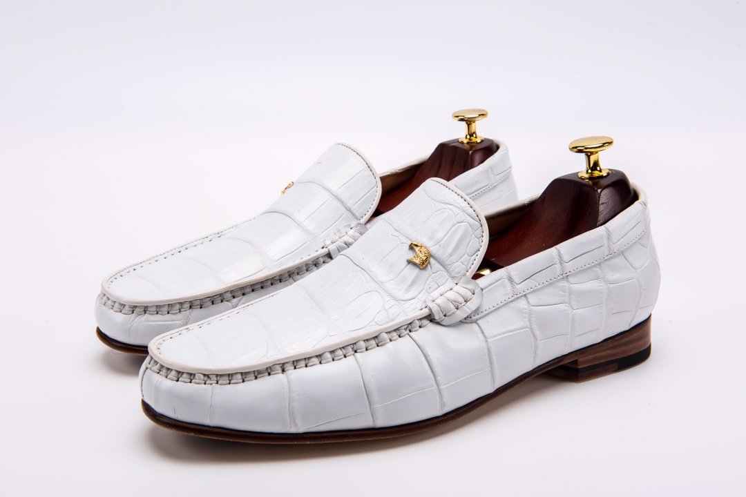 Men’s Penny Loafers Crocodile Boat Shoes BMWAS12039 image 9