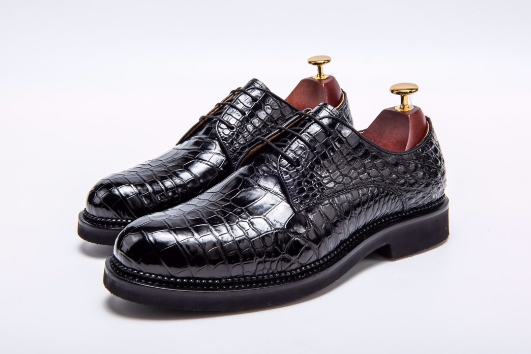 Men’s Crocodile Dress Shoes Leather Business Shoes BMBAS12043 image 9