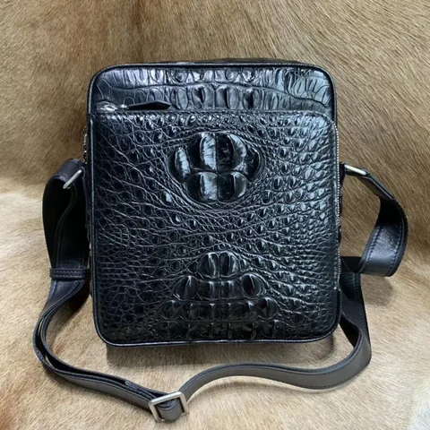 Genuine Crocodile Leather Single Shoulder Bag XMBAB12021