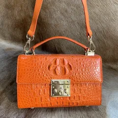 Full Leather Handbag Crocodile Shoulder Bag XFOAB12038 image 9