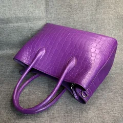 Alligator Leather Tote Handle Bag XFPAB12041 image 9