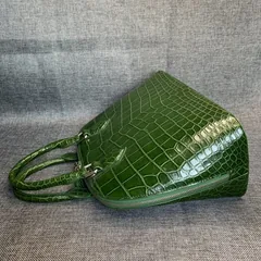 Alligator Double Handle Shell Bag Tote Bag XFGAB12045 image 9