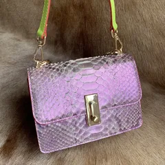 Fashion Python Skin Clutch Wallet Sling Bag XFPPB12058 image 9