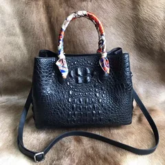 Top Handle Crocodile Handbag XFCAB12059 image 8