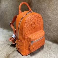 Fashion Crocodile Leather College Bookbag XFOAB12076 image 8