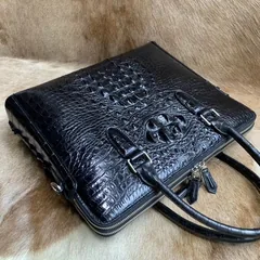 Genuine Crocodile Skin Laptop Bag XMBAB12079 image 9
