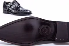 Wholesale Men Business Genuine Alligator Shoes BMBAS12007 image 3