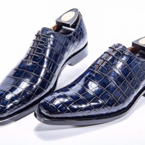 Leisure Fashion Business Alligator Pattern Leather Shoes