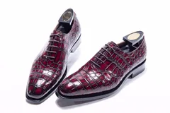 Genuine Crocodile Lace Up Oxford Shoe BMBAS12013 image 2