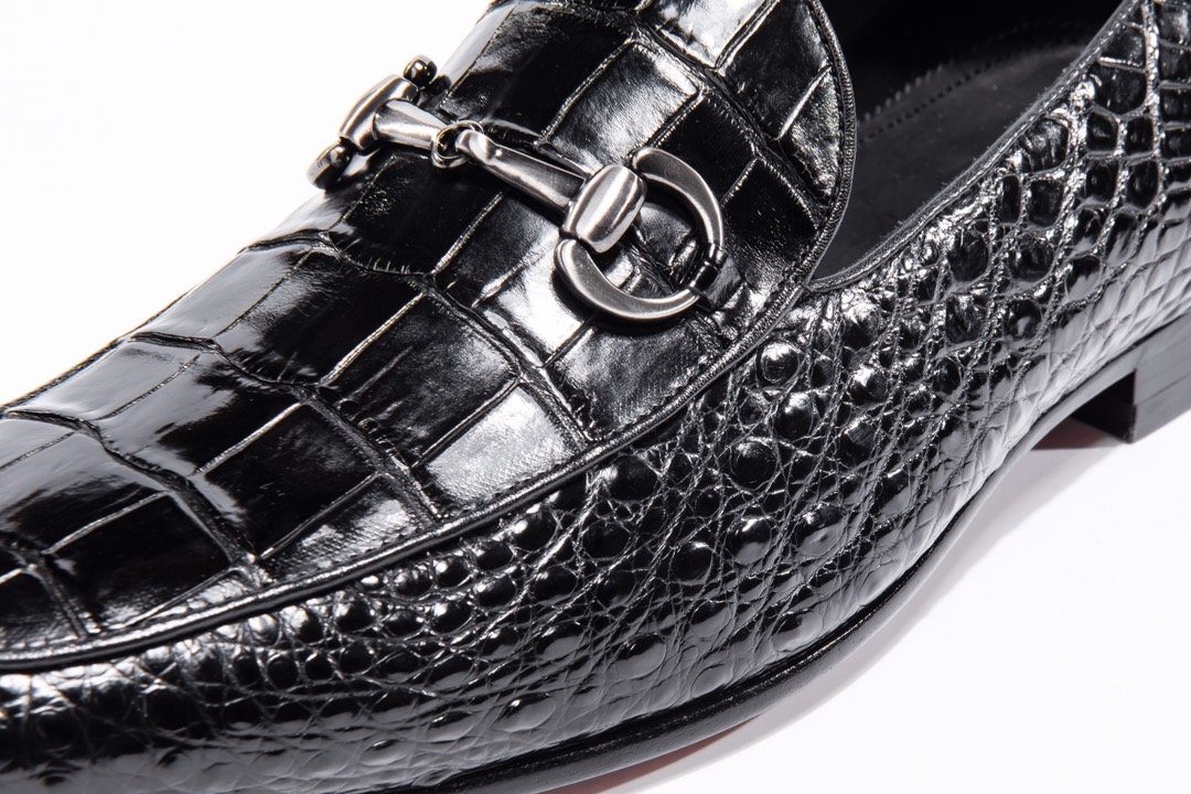 Men’s Crocodile Drive Slip On Loafers BMBAS12014 image 9