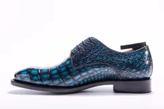Men’s Dress Derby Shoes Crocodile Skin BMBAS12020 image 9