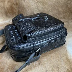 Crocodile Skin Man Shoulder Bag XMBAB12001 image 6