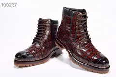 Genuine Crocodile High-Top Formal Boots BMBAS12029 image 9