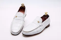 Men’s Penny Loafers Crocodile Boat Shoes BMWAS12039 image 2