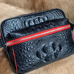 Business Crocodile Bag Men Shoulder Bag XMBAB12017 image 2