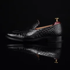 Scale-Patterned Fashion Loafers BMBAS12050 image 2