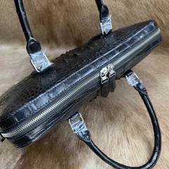 Genuine Crocodile Bone Leather Briefcase XMBAB12026 image 2
