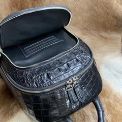 Casual Crocodile Leather Backpack XMBAB12030 image 2