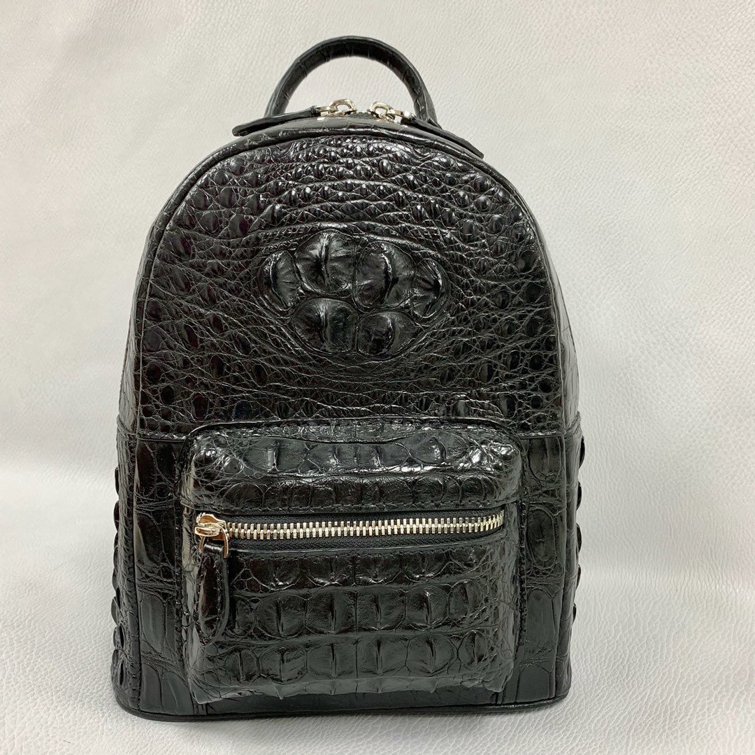 Lady Crocodile Hornback Leather Colorful Backpack XFCAB12031 image 2