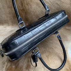 Business Handbag Crocodile Genuine Leather XMBAB12004 image 2