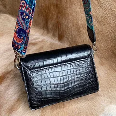 Colorful Chain Alligator Leather Shoulder Bags XFCAB12040 image 2