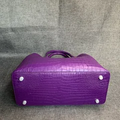 Alligator Leather Tote Handle Bag XFPAB12041 image 2