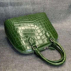 Alligator Double Handle Shell Bag Tote Bag XFGAB12045 image 2