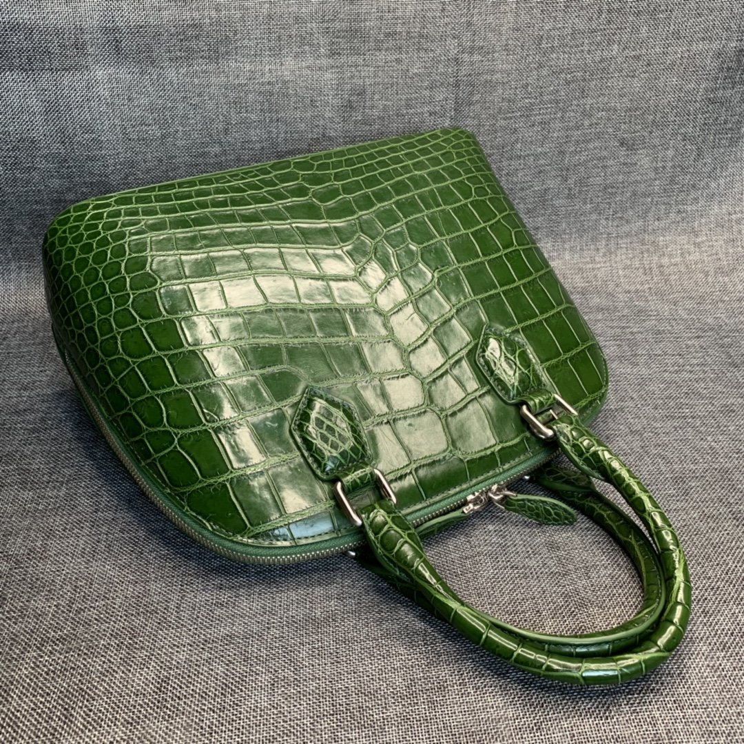 Alligator Double Handle Shell Bag Tote Bag XFGAB12045