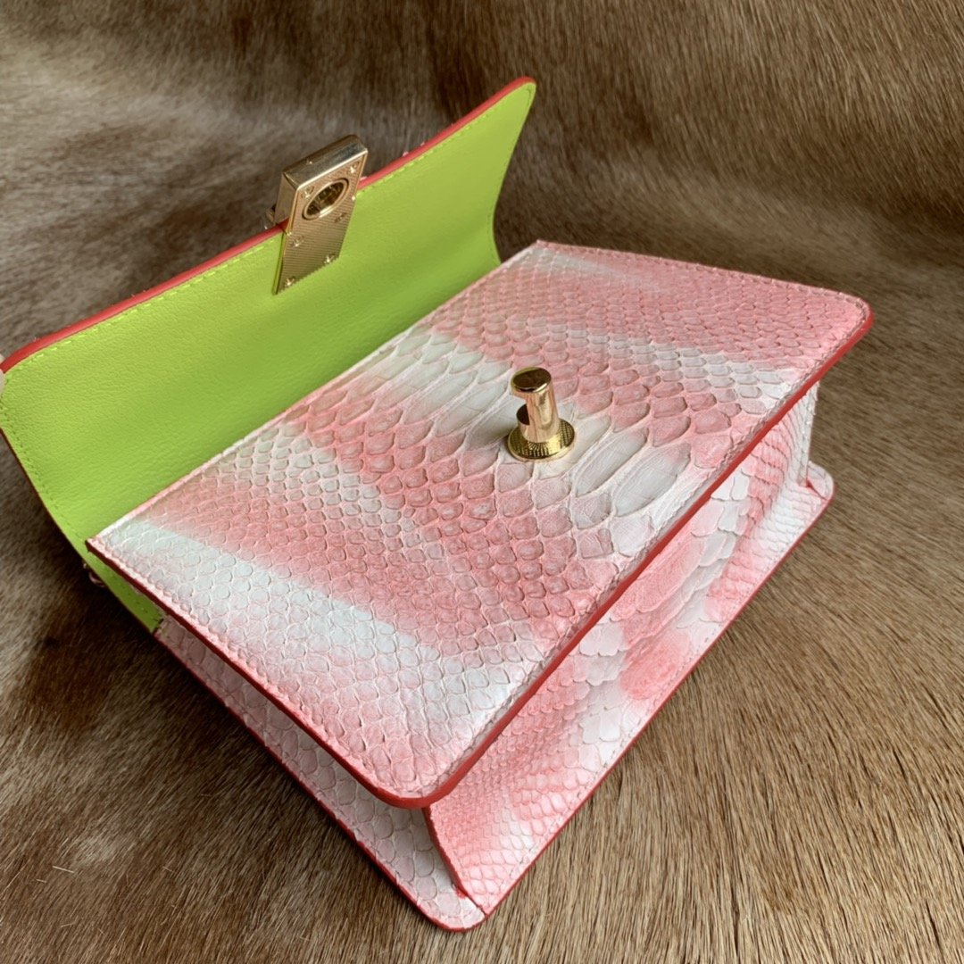 Python Skin Handbag China Manufacturer XFPPB12057 image 2