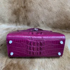 Women Luxury Genuine Crocodile Handbag XFPAB12060 image 9