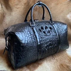 Scale-Patterned Travel Weekend Bag XFBAB12070 image 2