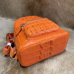 Fashion Crocodile Leather College Bookbag XFOAB12076 image 9