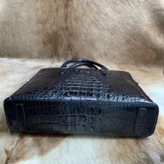 Genuine Crocodile Skin Laptop Bag XMBAB12079 image 2