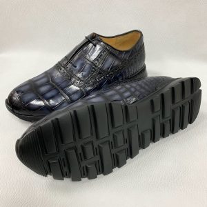 Casual Alligator Leather Oxfords Shoes