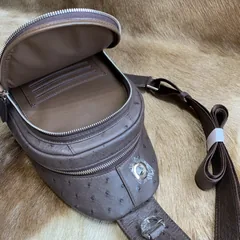 Men Ostrich Leather Chest Pack Bag XMBOB12011 image 2