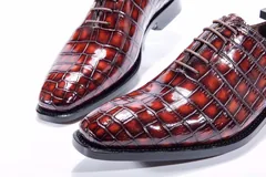 High-grade Alligator Belly Skin Custom Shoes BMBAS12010 image 2