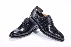 Liberty Exotic Men’s Crocodile Dress Shoes BMBAS12011 image 6