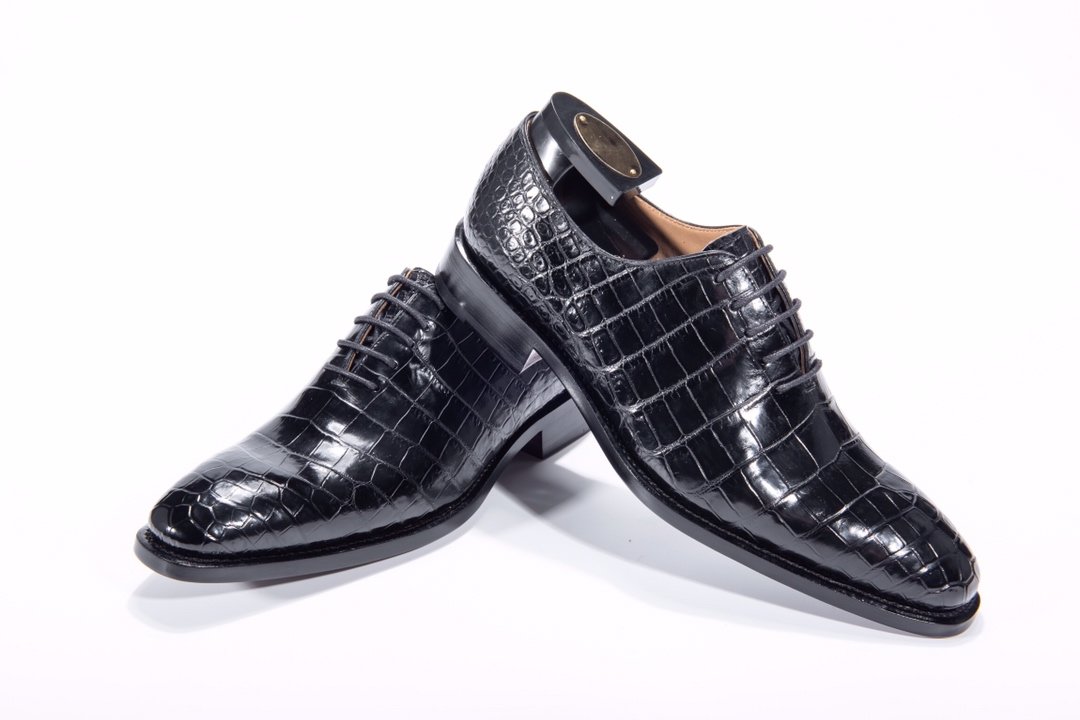 Liberty Exotic Men’s Crocodile Dress Shoes BMBAS12011 image 6