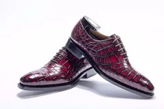 Genuine Crocodile Lace Up Oxford Shoe BMBAS12013 image 3