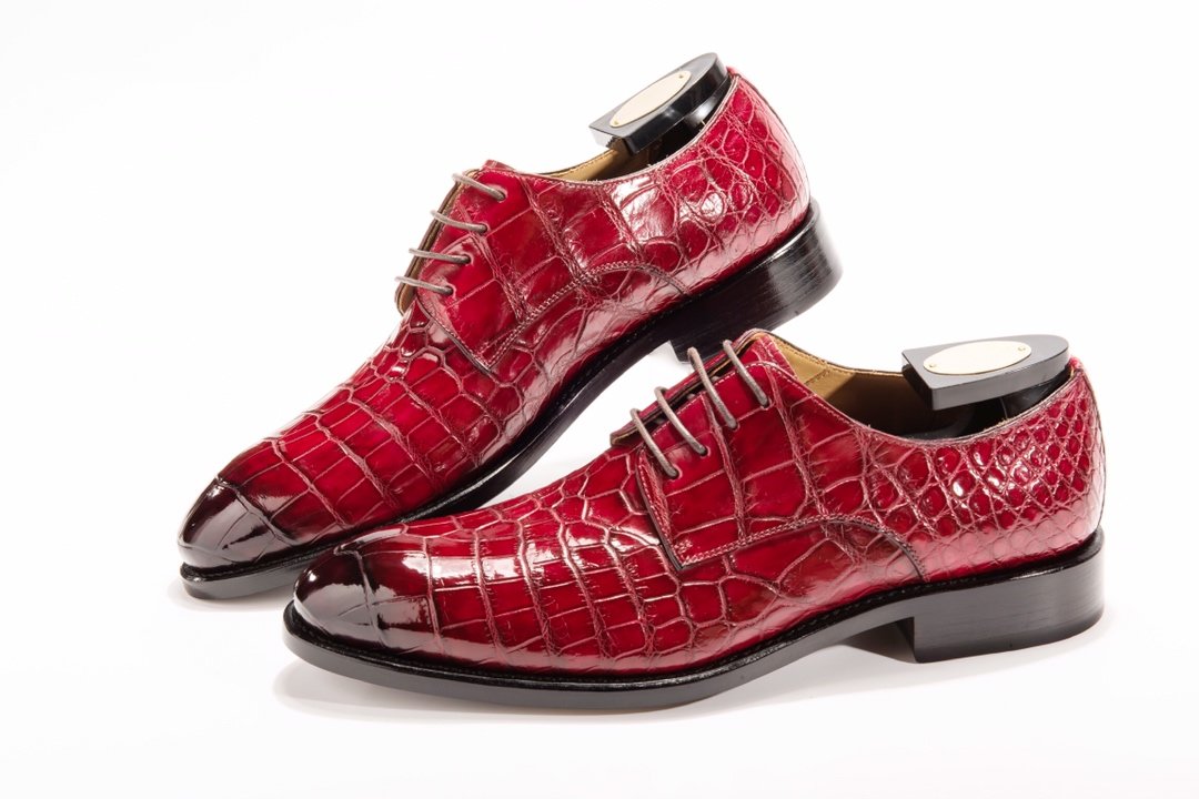Exotic Men’s Crocodile Derby Shoe BMRAS12022 image 2