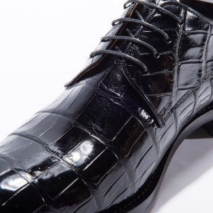 Men's Genuine Crocodile Leather Lace Up Shoes